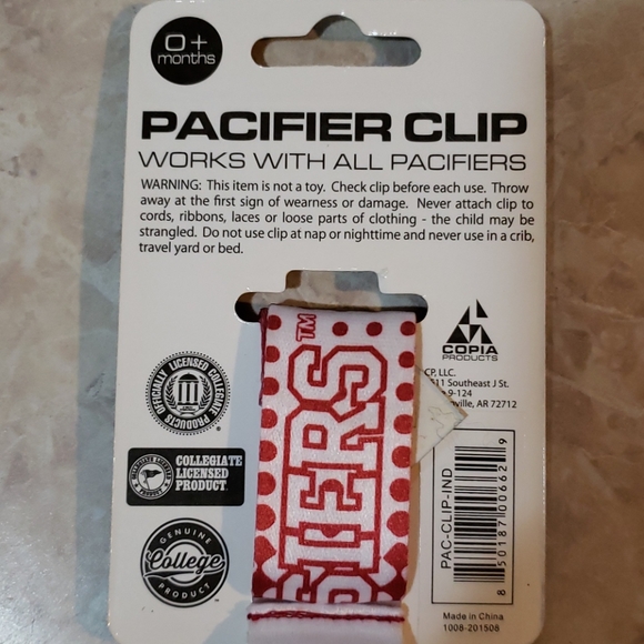 IU State Pacifier clip - Picture 3 of 4